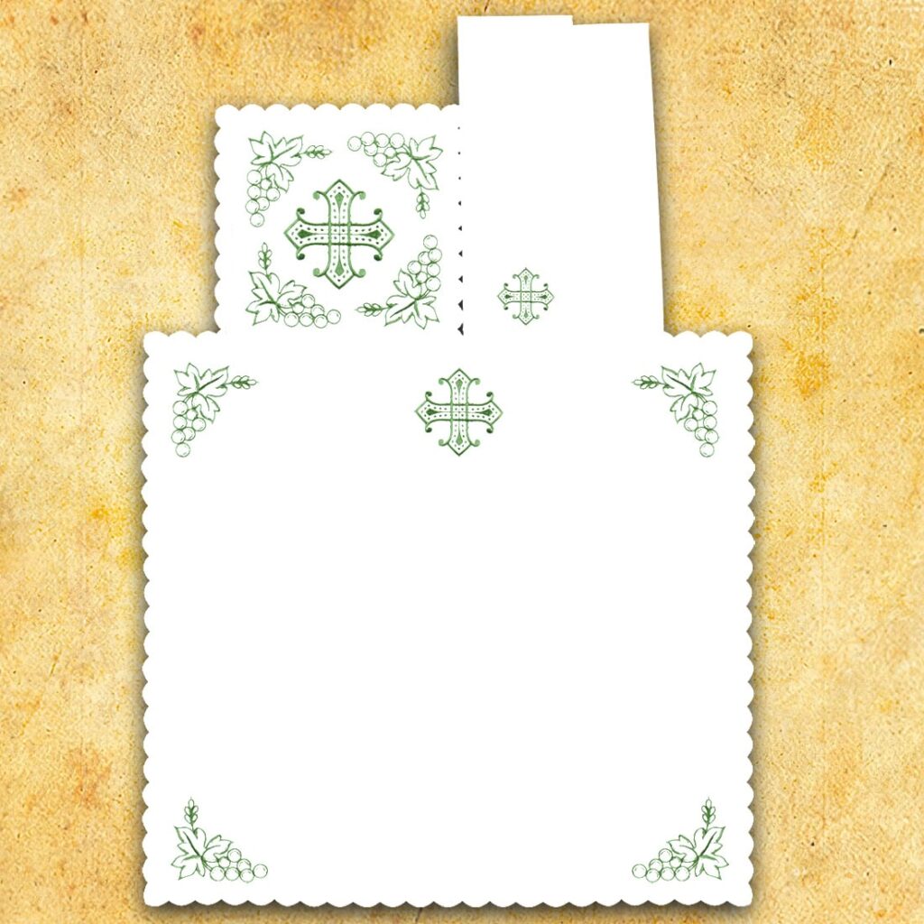 Servizio da messa verde