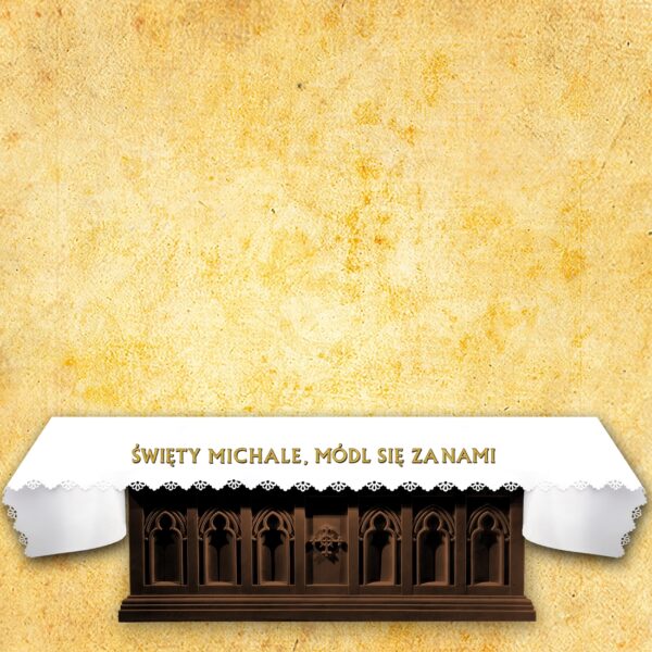 Obrus Foto Wycinany Laserowo "Święty Janie Pawle Ii, Módl Się Za Nami"