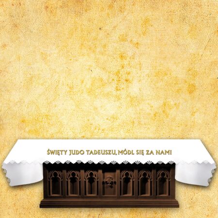 Obrus Foto Wycinany Laserowo "Święty Janie Pawle Ii, Módl Się Za Nami"