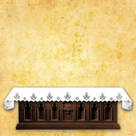 Ażurowy Obrus Na Ołtarz Do Kościoła "Misterium Matki Bożej"