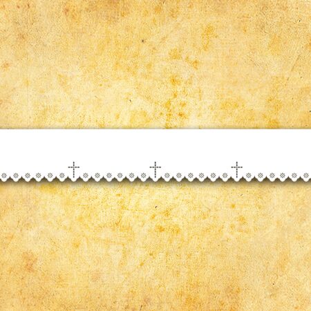 Copertura della balaustra traforata con croci