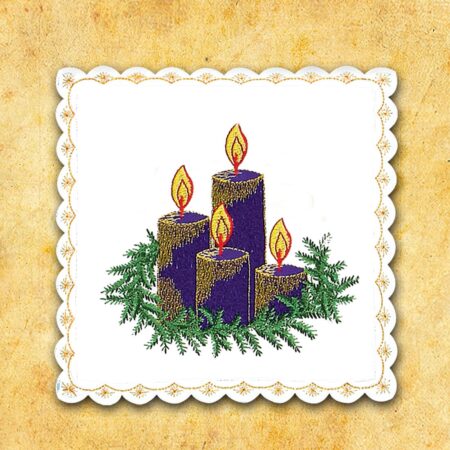 Copricalice paramenti ricamo bianco