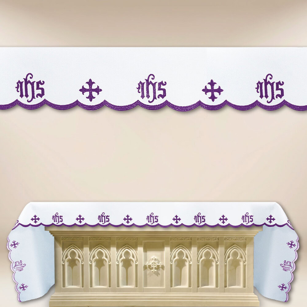 Tovaglia liturgica ricamata