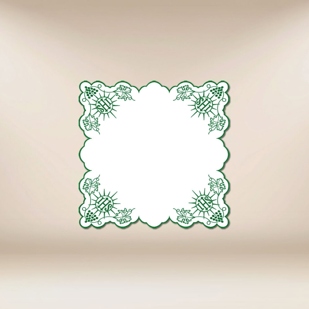 Tovaglietta ricamata verde