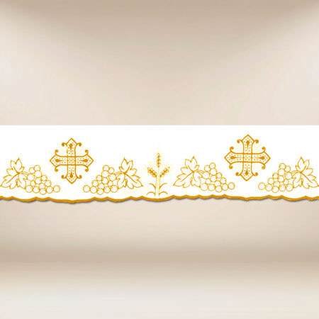 Coroncina ricamata sacra dorata