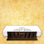 Obrus z wizerunkiem foto wycinany laserowo