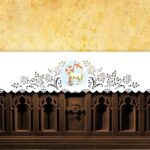 Obrus z wizerunkiem foto wycinany laserowo