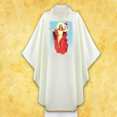 Ornat Z Wizerunkiem Fotograficznym "Jezus Zmartwychwstały"