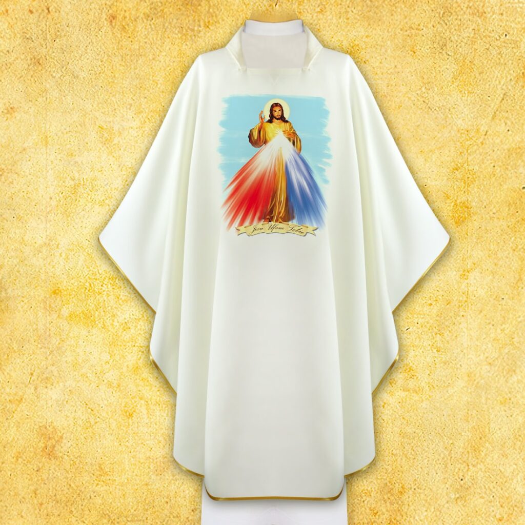 Casula con immagine Gesù Misericordioso