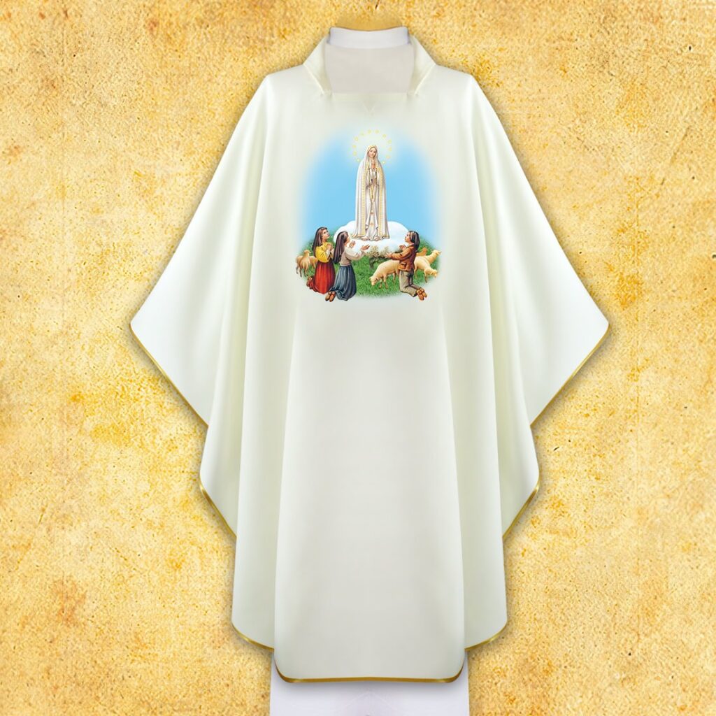 Casule con l'immagine della Madonna di Fatima