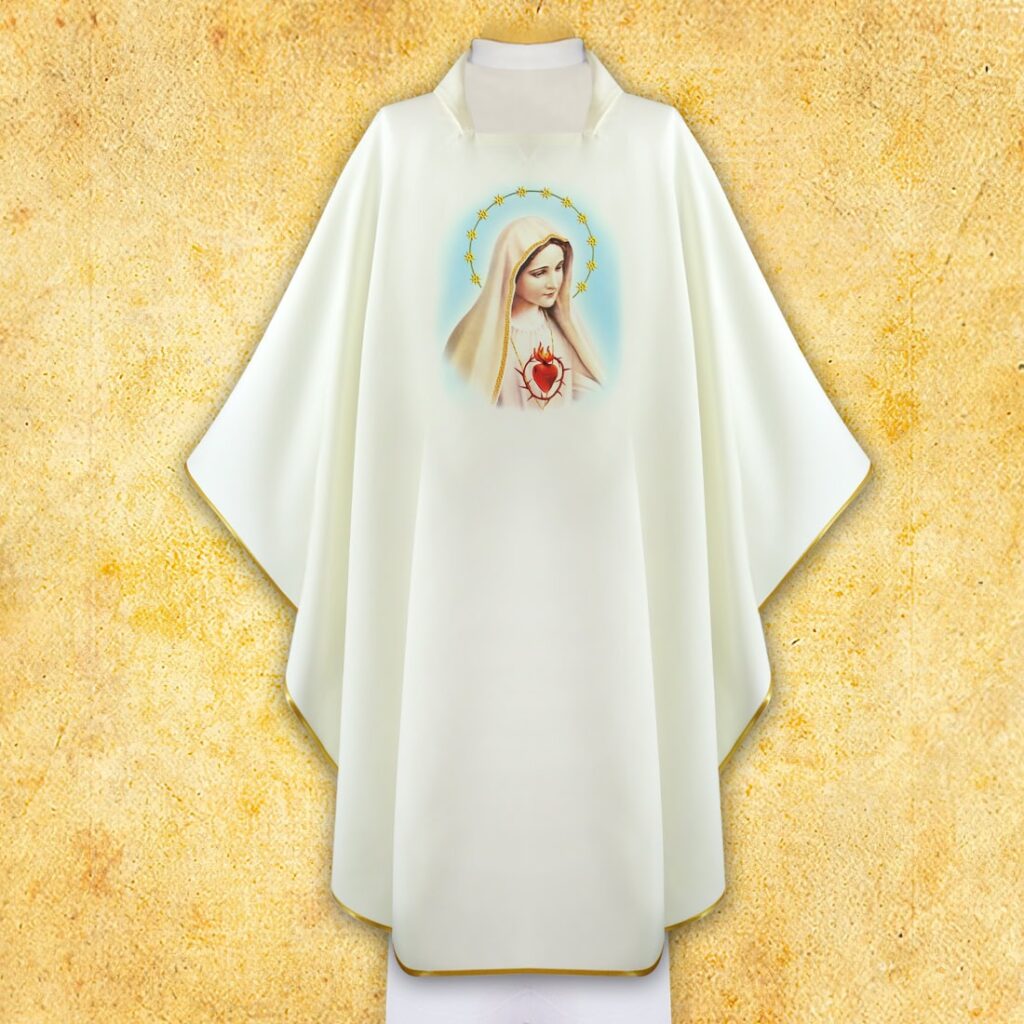 Casule con l'immagine della Madonna di Fatima