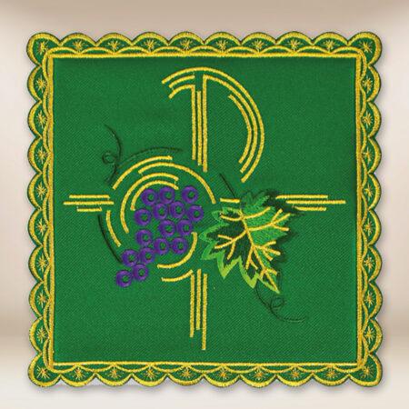 Palla ricamata verde