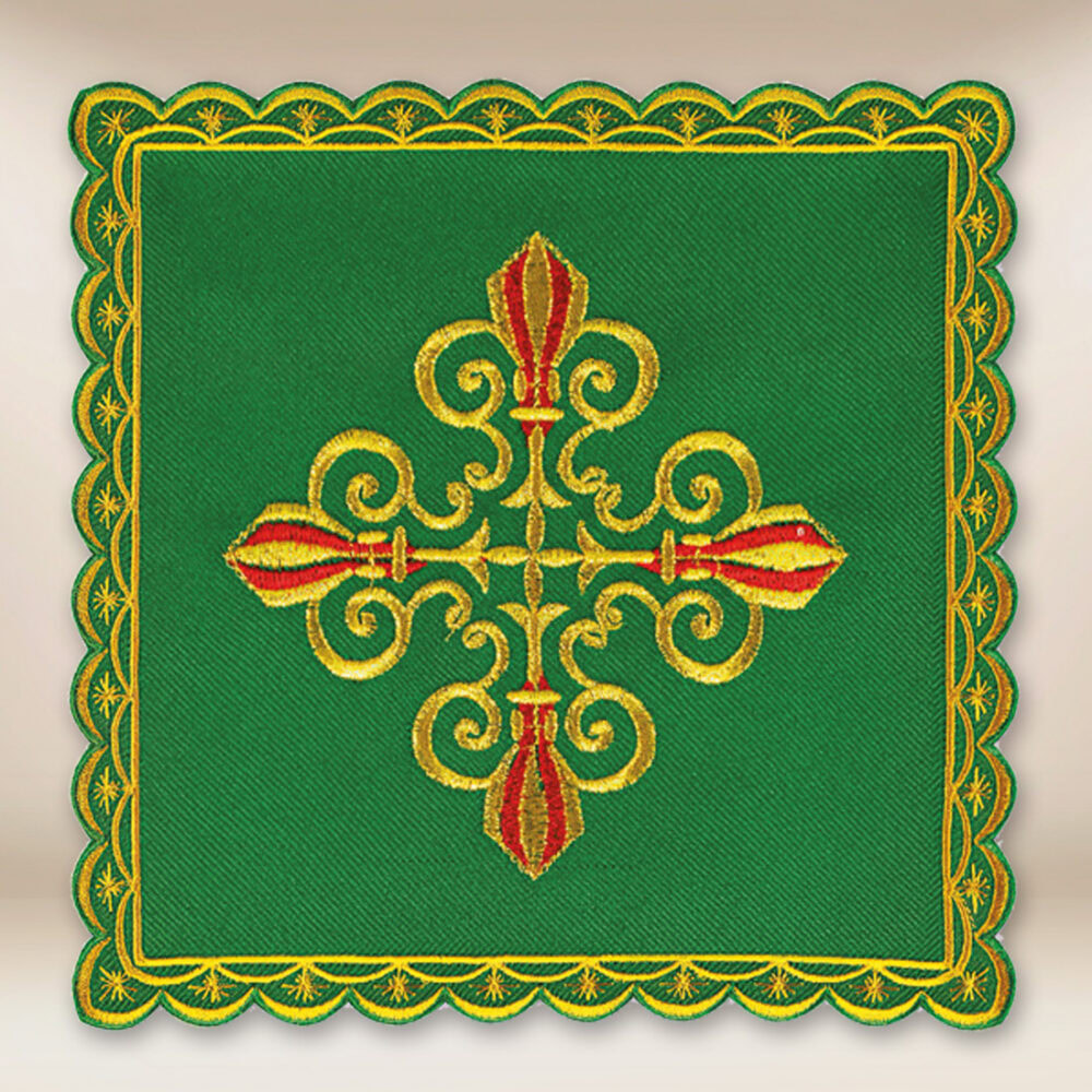 Palla ricamata verde