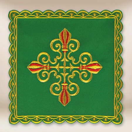 Palla ricamata verde