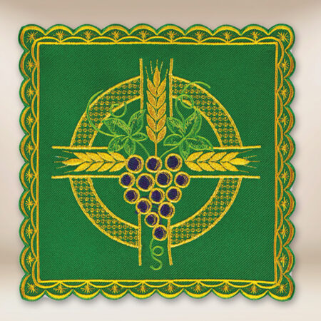 Palla ricamata verde