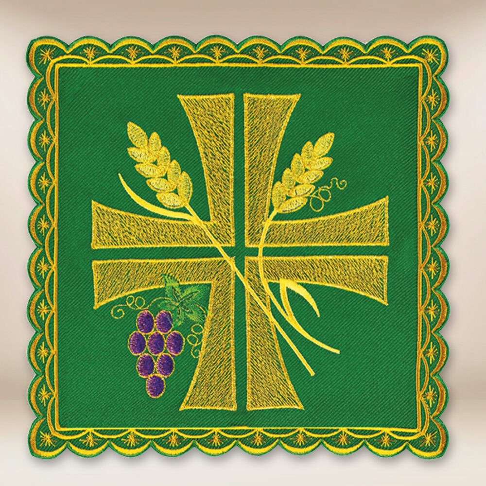 Palla ricamata verde