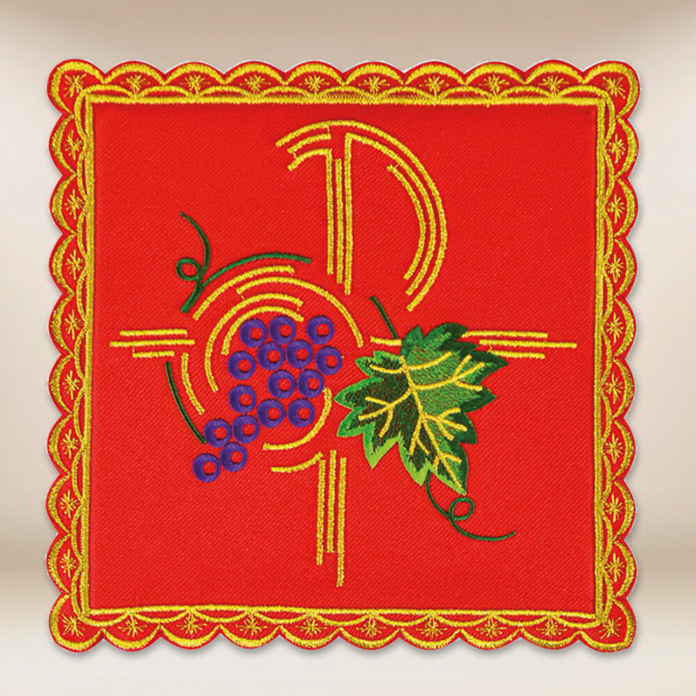 Palla ricamata rossa