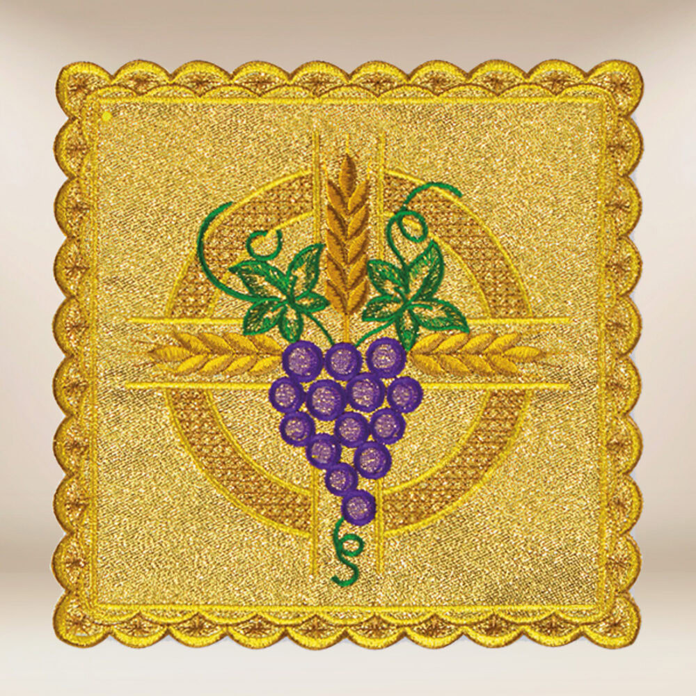 Palla ricamata dorata