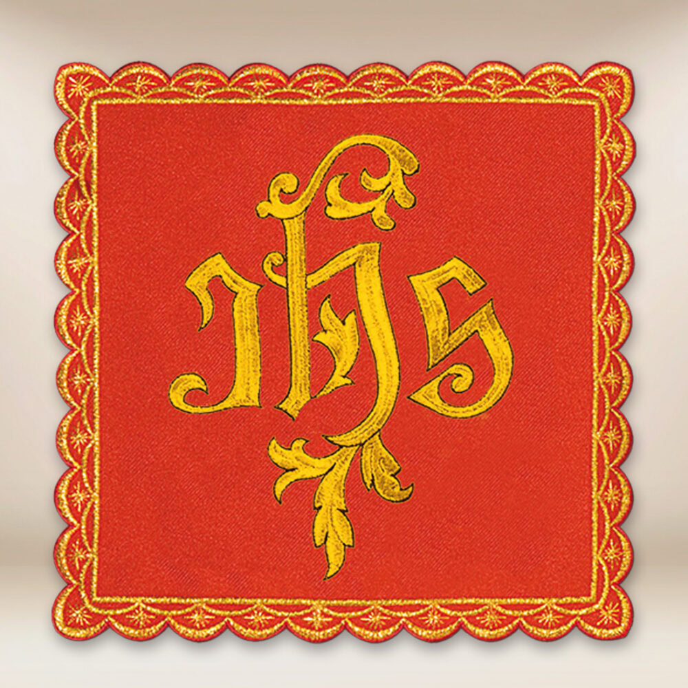 Palla ricamata rossa