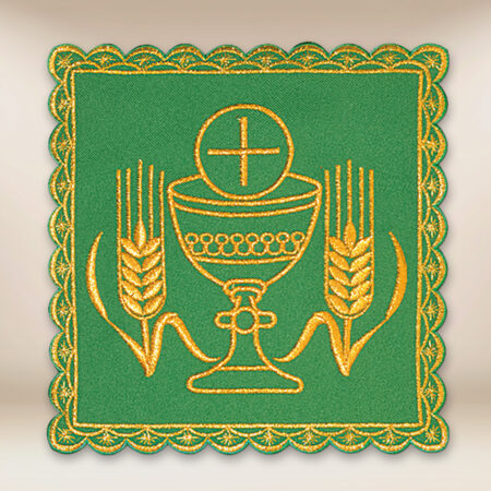 Palla ricamata verde