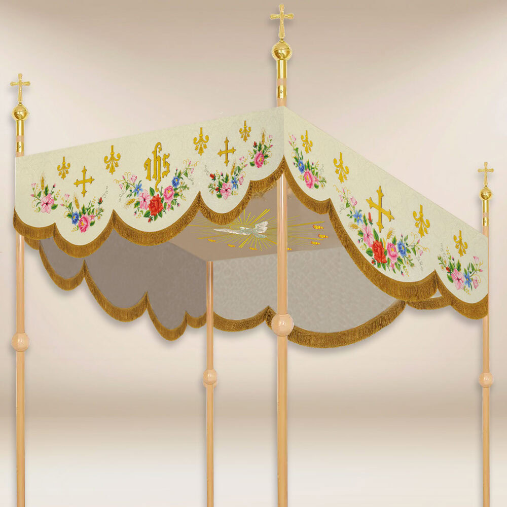 Baldacchino processionale ricamato