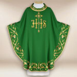 Casula ricamata IHS verde