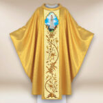 Casula con immagine della Madonna di Fatima