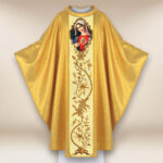 Casule con l'immagine del Cuore di Maria