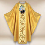 Casula con immagine di San Massimiliano Maria Kolbe