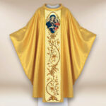 Casula con immagine della Madonna di Gietrzwałd