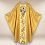 Casula con immagine Cuore di Maria