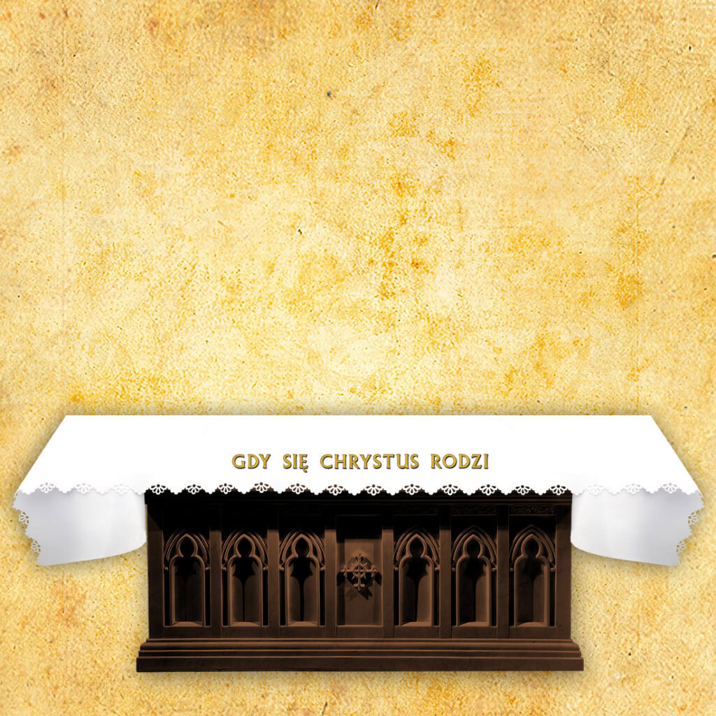 tovaglia foto tagliata al laser