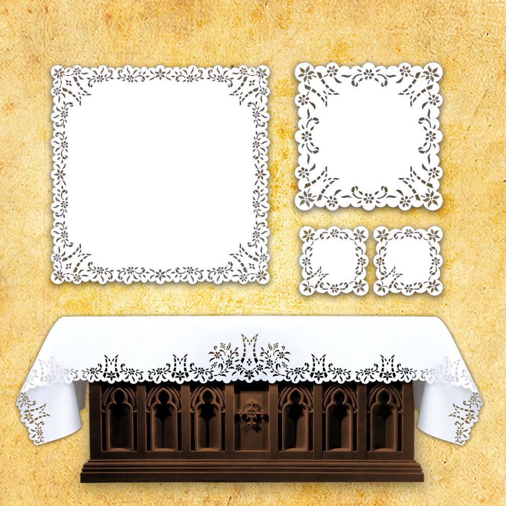 Completo traforato per l'altare Luce Mariana