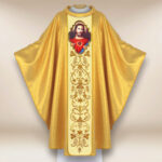 Casula con immagine Cuore di Gesù