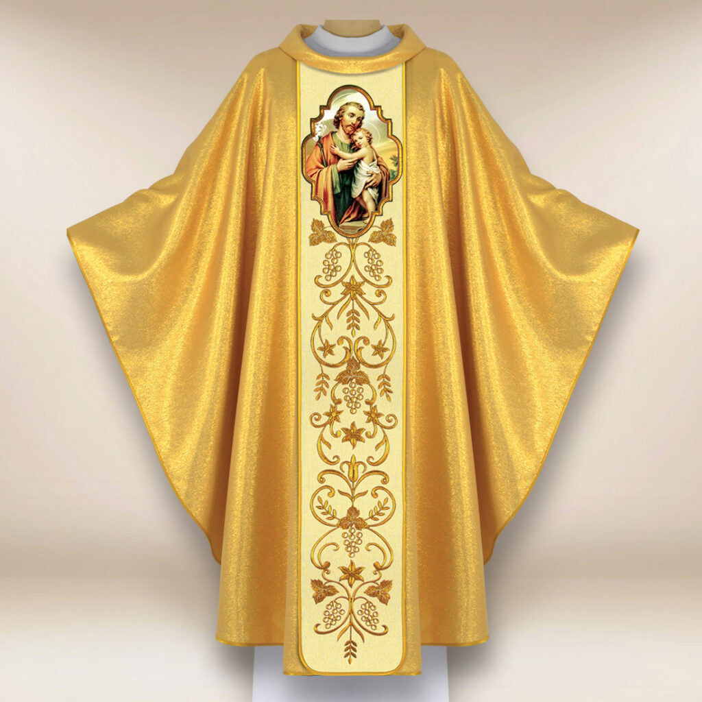 Casula con immagine di San Giuseppe