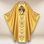 Casula con immagine Cristo Re