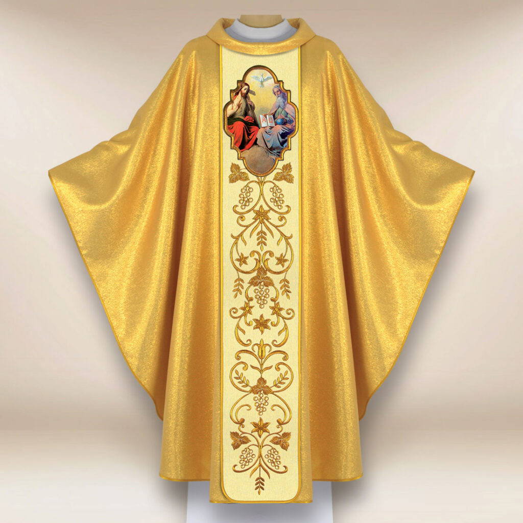 Casula con immagine della Trinità
