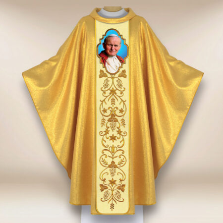 Casule con l'immagine di San Giovanni Paolo II