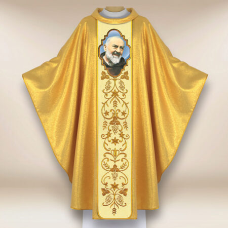 Casule con l'immagine di San Pio da Pietrelcina