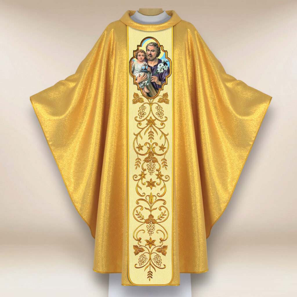 Casula con immagine di San Giuseppe