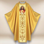 Casule con l'immagine del Sacro Cuore di Gesù