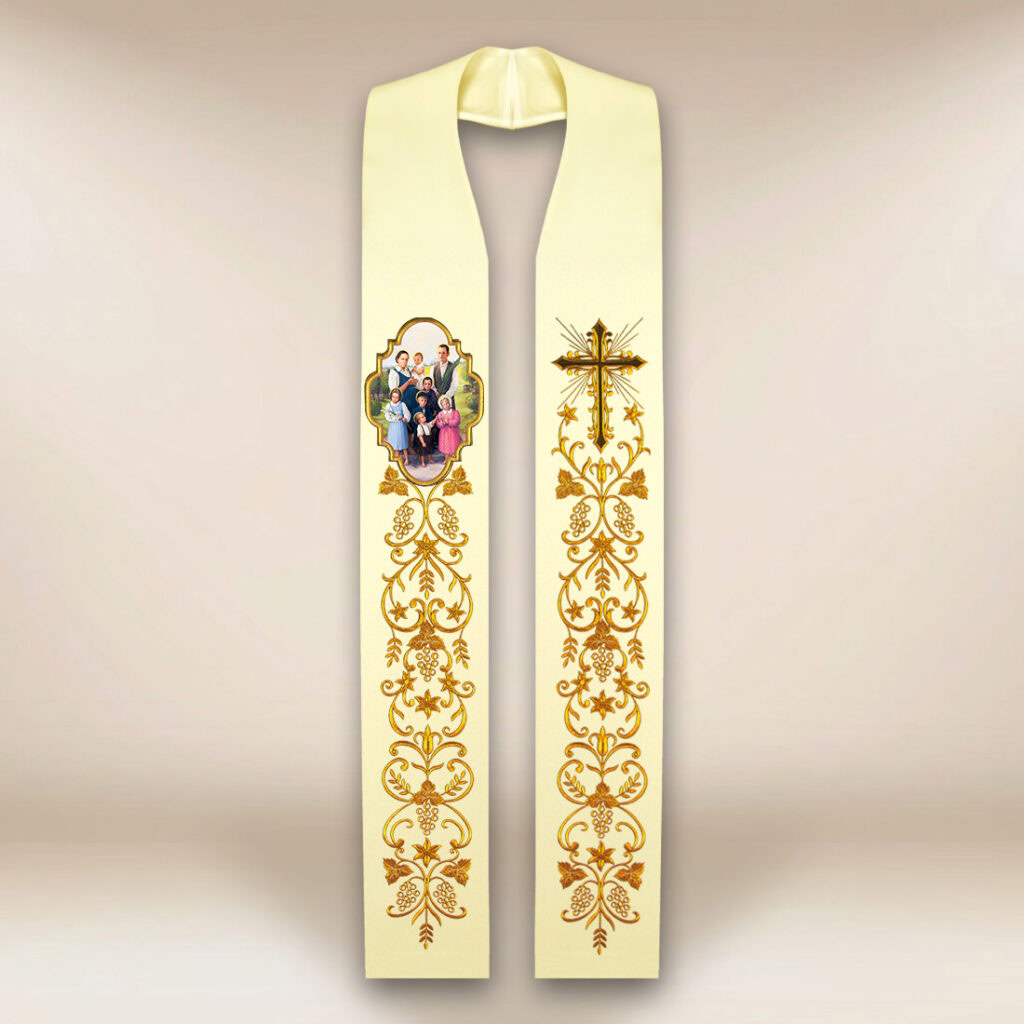 Stola con immagine Famiglia Ulmów