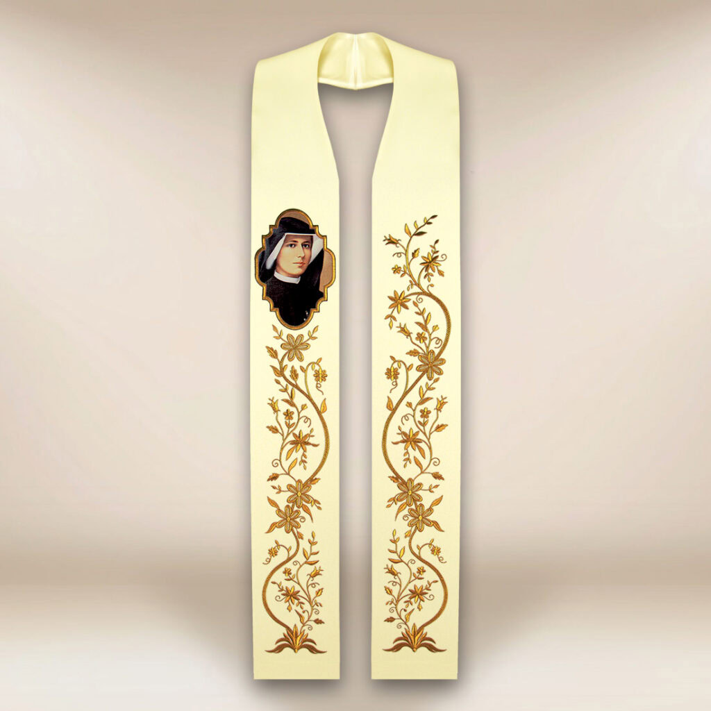 Stola con immagine di S. Faustina