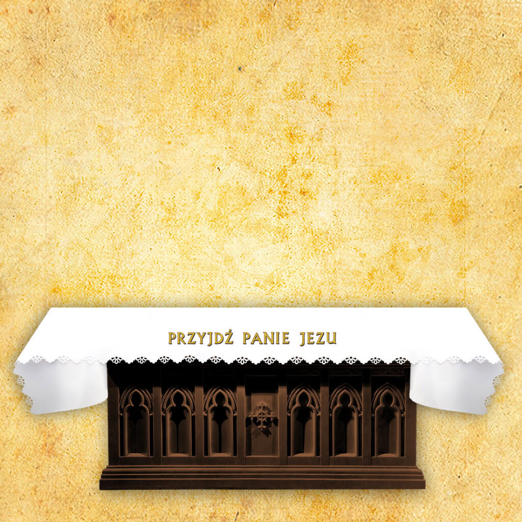 tovaglia foto tagliata al laser