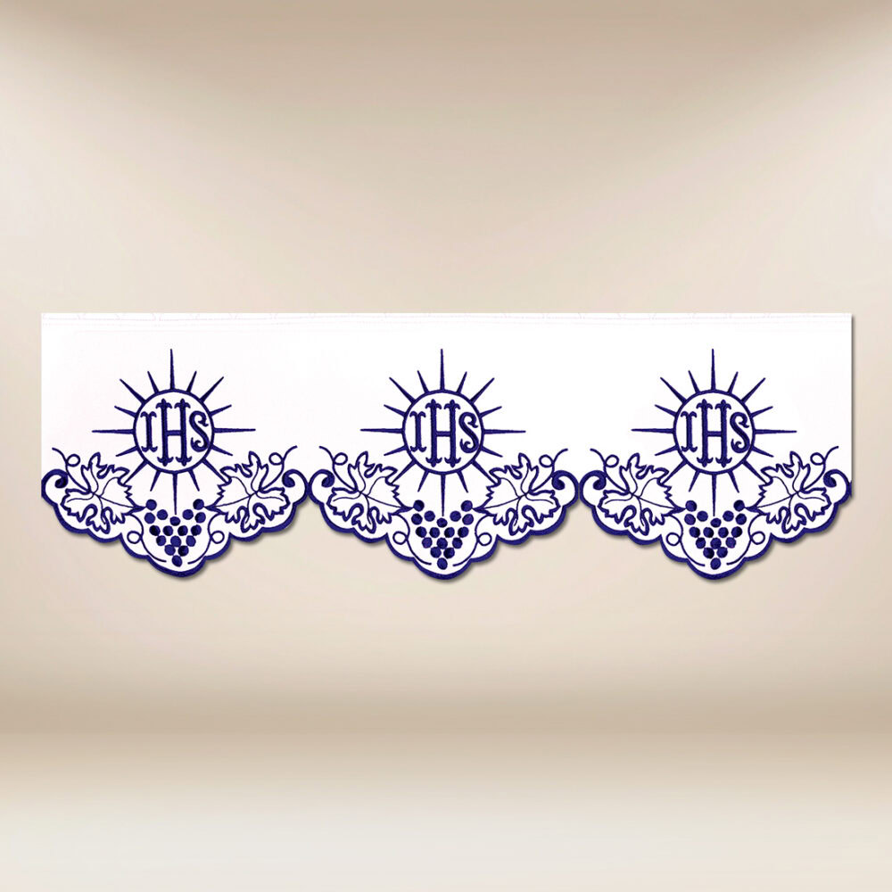 Coroncina ricamata viola