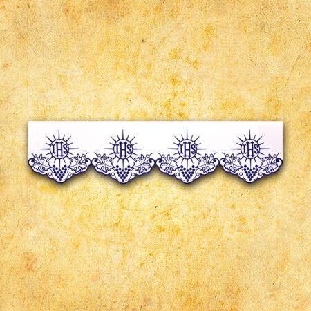 Koronka haftowana "Cristiano" fioletowa