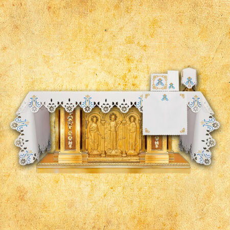 Obrus haftowany "Maryjny Różańcowy"