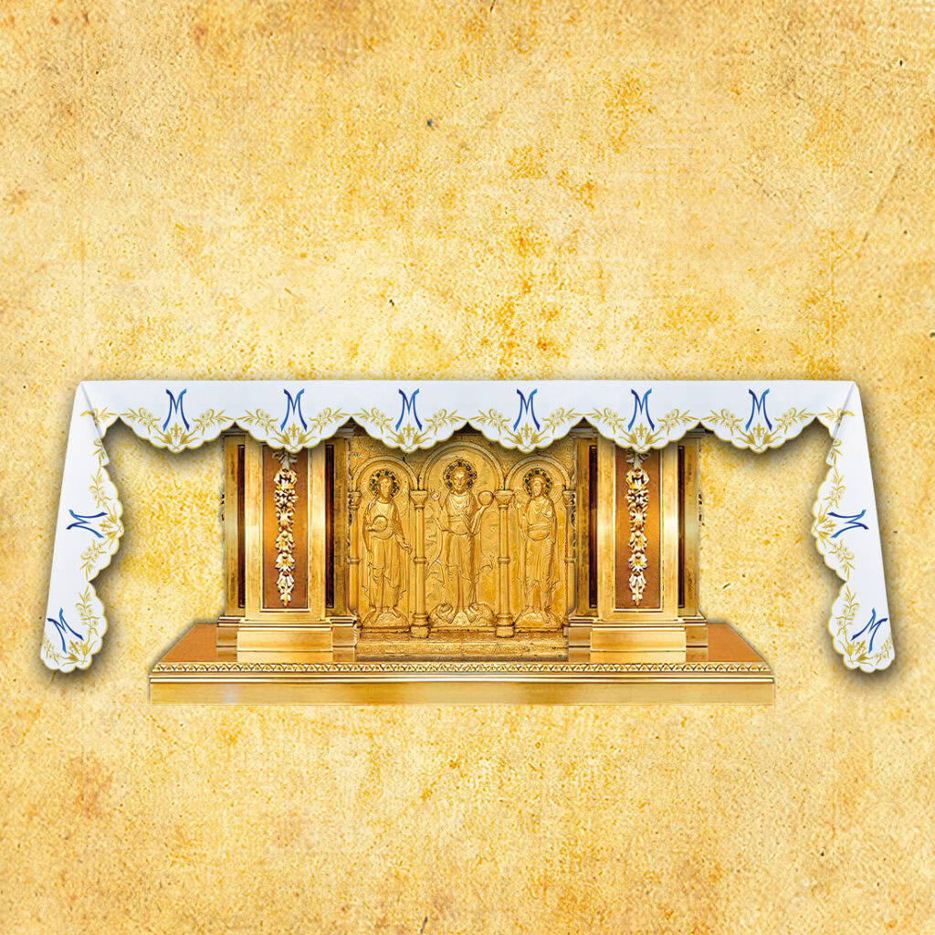 Tovaglia Mariana ricamata su tre lati 280x115cm