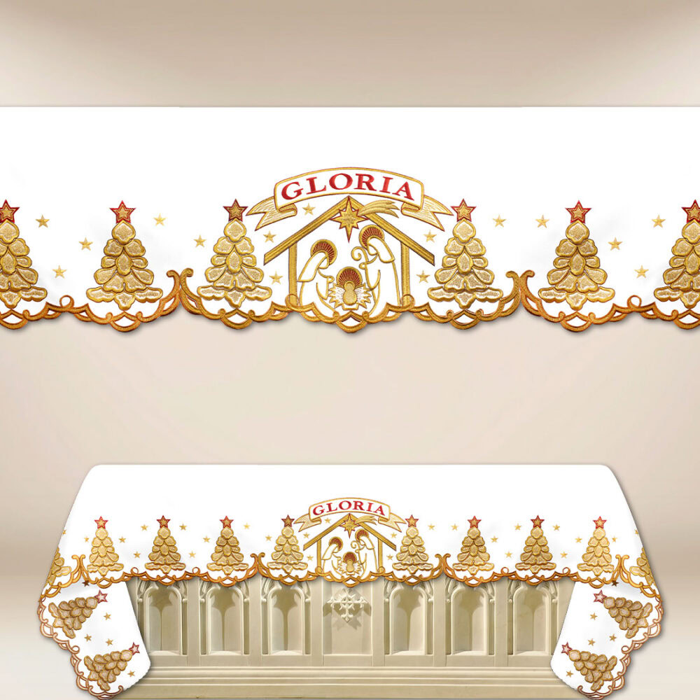 Tovaglia liturgica ricamata