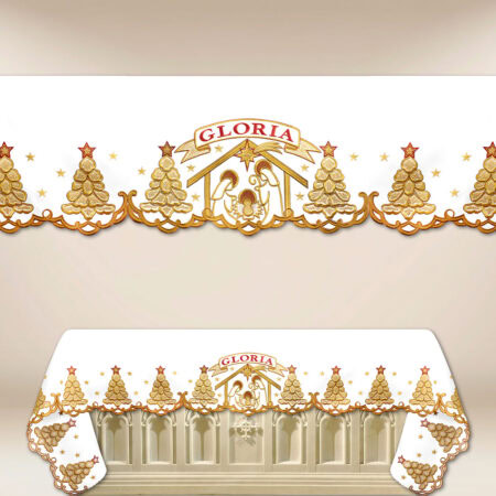 Tovaglia liturgica ricamata